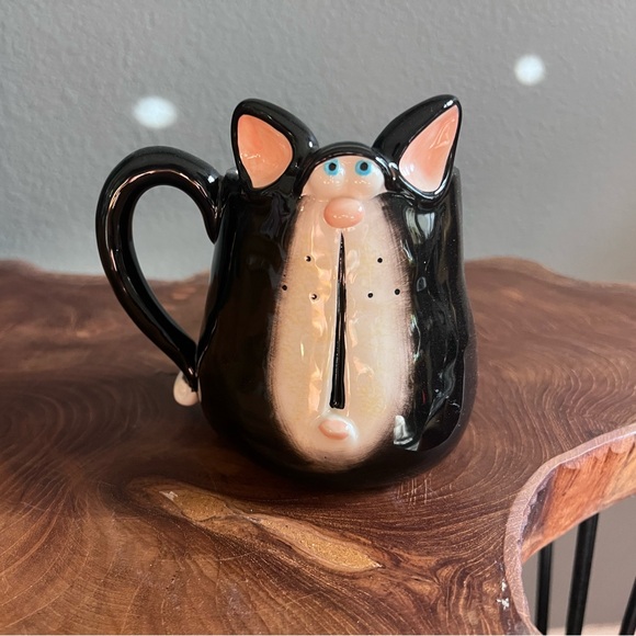 Douglas Harris Cat Mug & Saucer - Picture 3 of 7